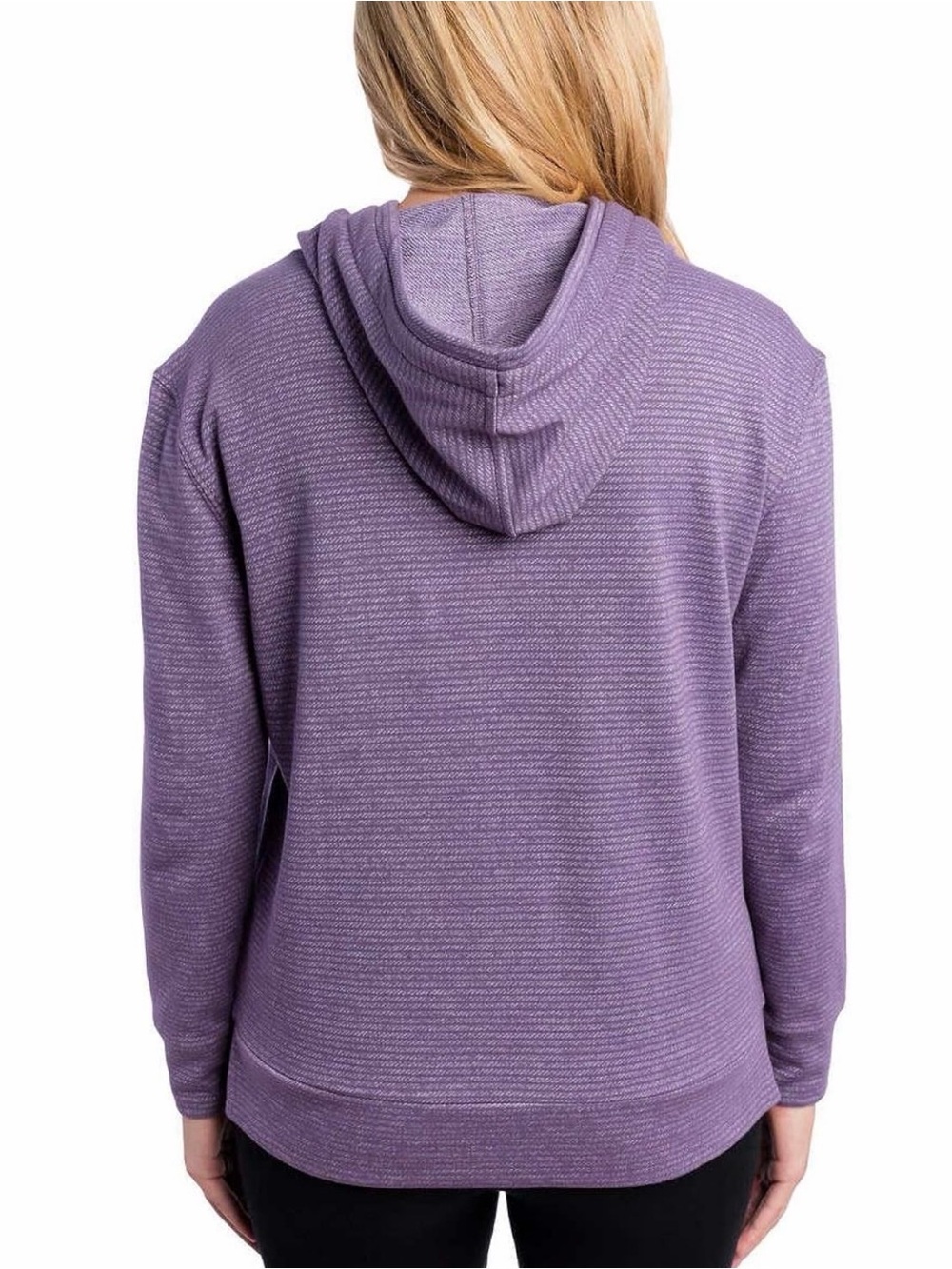Champion Women's French Terry Striped Lavender Hoodie - Size L - NWOT - Picture 2 of 12